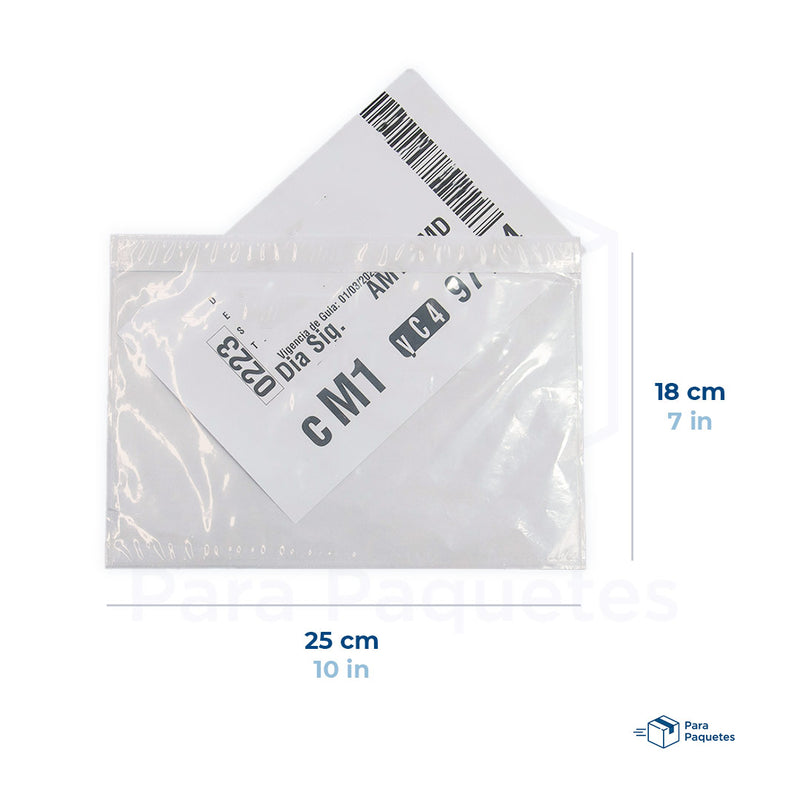 Transparent Packing List Envelopes