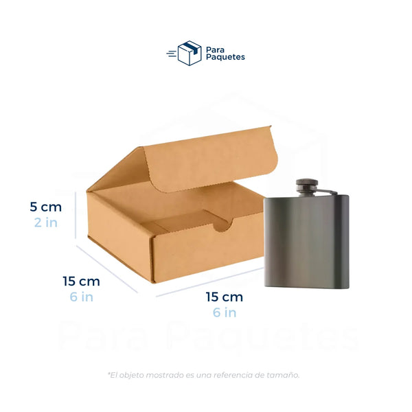 15 x 15 x 5 cm - Cajas para Envíos 25/Paquete